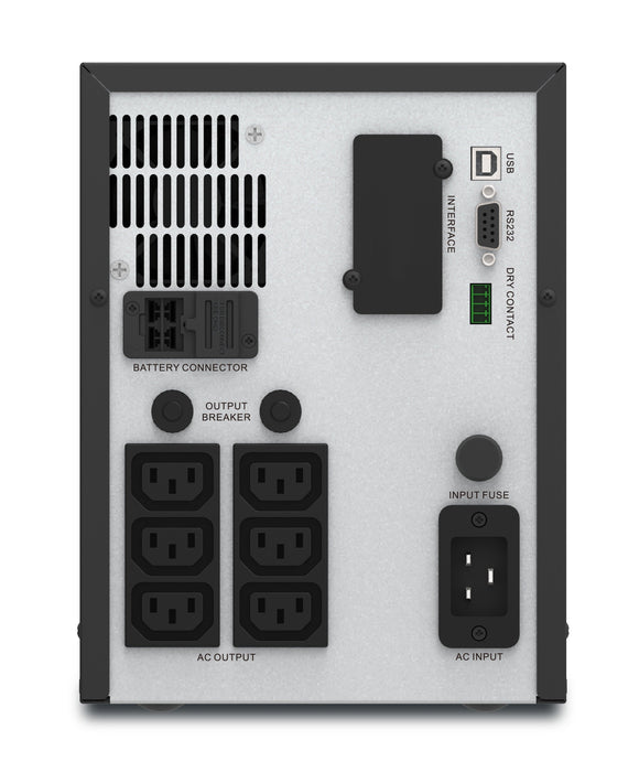 EAN 0731304346555 - APC Easy UPS SMV sistema de alimentación ininterrumpida (UPS) Línea interactiva 3 kVA 2100 W 6 salidas AC imagen 3