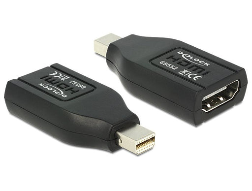 EAN 4043619655526 - DeLOCK 65552 cambiador de género para cable mini Displayport HDMI Negro imagen 1