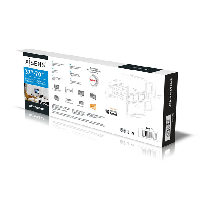 EAN 8436574703368 - AISENS WT70TSLE-027 soporte para TV 177,8 cm (70") Negro imagen 9