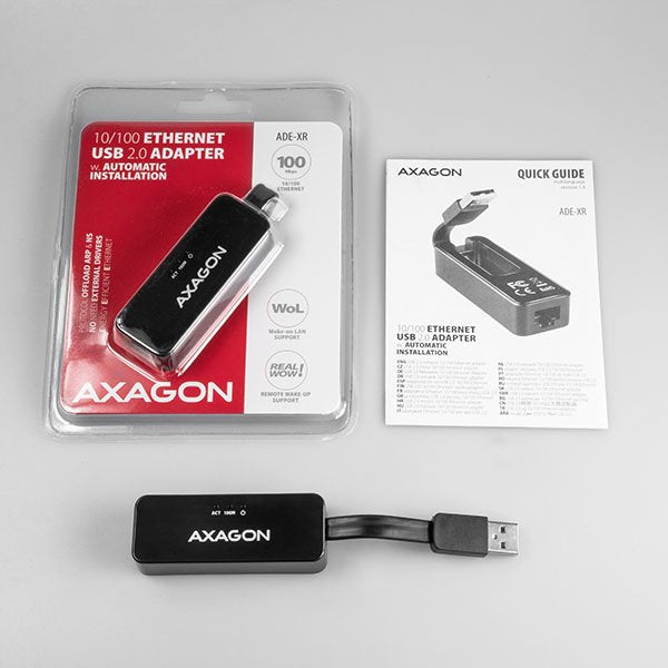 EAN 8595247904430 - Axagon ADE-XR adaptador y tarjeta de red Ethernet 100 Mbit/s imagen 7