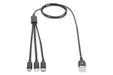 EAN 4016032467113 - Digitus AK-300160-010-S cable USB 1 m USB A USB C Negro imagen 6