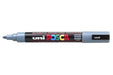 EAN 4902778107492 - POSCA uni PC-5M marcador 1 pieza(s) Punta redonda Gris imagen 1