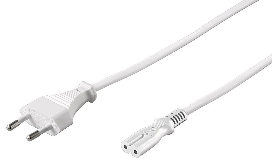 EAN 5715063368183 - Microconnect PE030705W cable de transmisión Blanco 0,5 m Enchufe tipo C C7 acoplador imagen 1