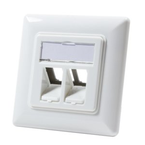 EAN 4052792026887 - LogiLink NK4021 placa de pared y cubierta de interruptor Blanco imagen 1