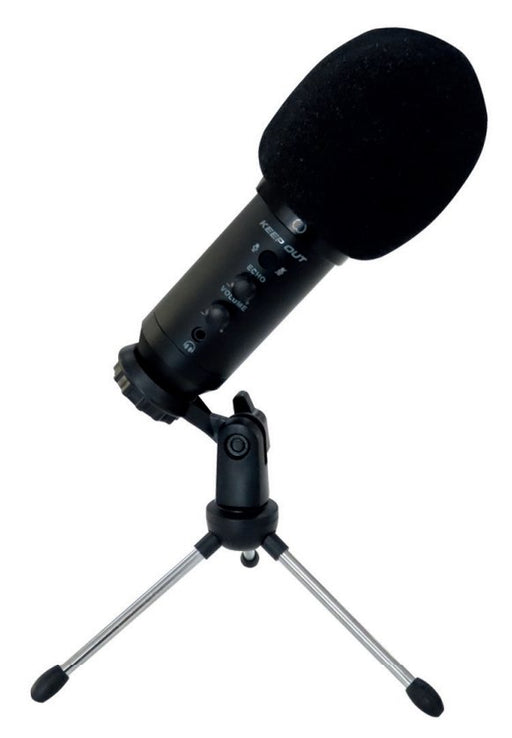 EAN 8435099529163 - KeepOut XMICPRO200 micrófono Negro Micrófono de superficie para mesa imagen 1