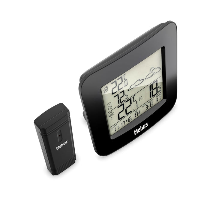EAN 4007218407153 - Mebus 40715 Funk-Wetterstation Negro Batería imagen 2