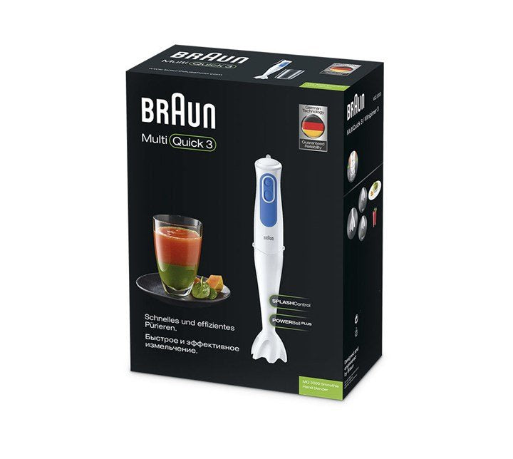 EAN 8021098770561 - Braun MQ 3000 Smoothie 0,6 L Batidora de inmersión 700 W Azul, Blanco imagen 5