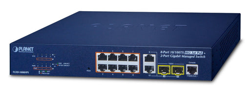 EAN 4711605281034 - PLANET FGSD-1008HPS switch Gestionado Fast Ethernet (10/100) Energía sobre Ethernet (PoE) Azul imagen 1