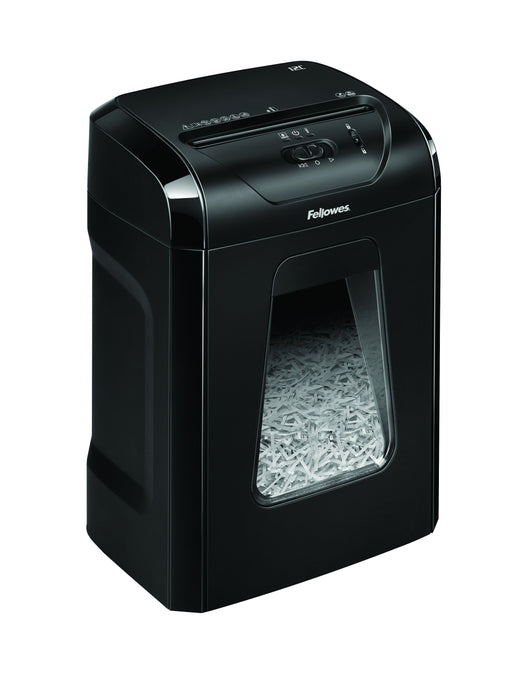 EAN 0043859732326 - Fellowes Powershred 12C triturador de papel Corte cruzado 22,5 cm Negro imagen 3