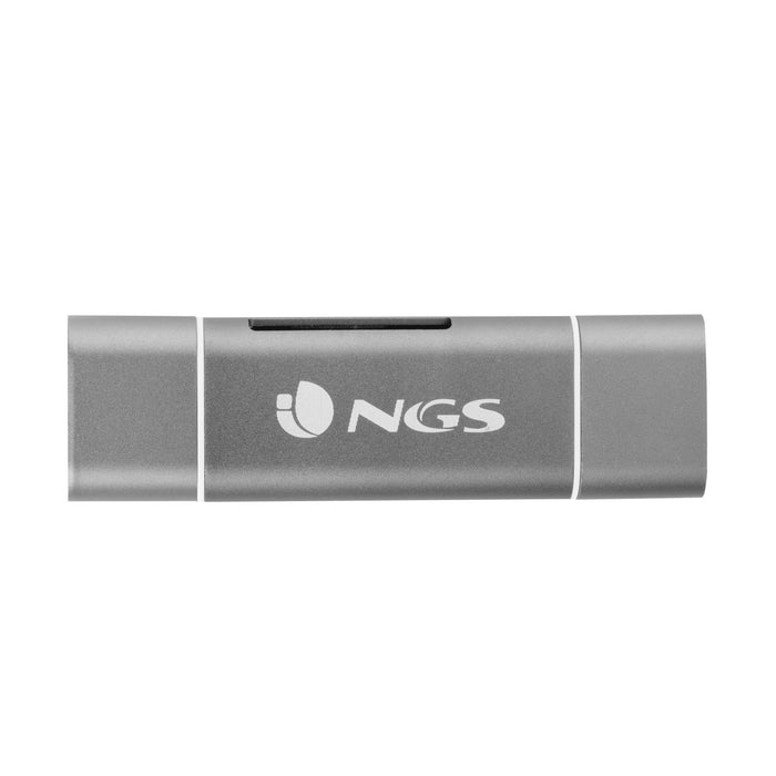 EAN 8435430608403 - NGS ALLYREADER lector de tarjeta USB/Micro-USB Gris, Blanco imagen 2