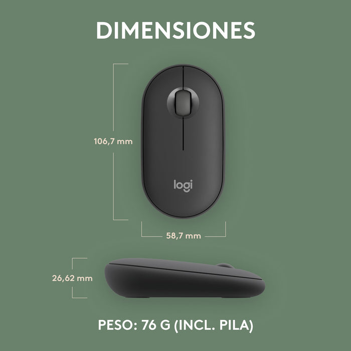 EAN 5099206110427 - Logitech 910-007015 ratón Viajes Ambidextro RF Wireless + Bluetooth Óptico 4000 DPI imagen 15