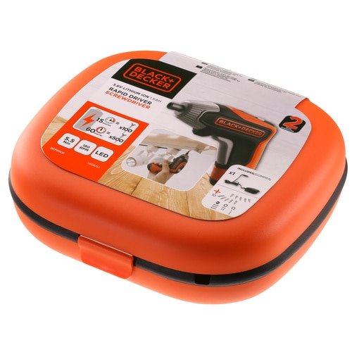 EAN 5035048716182 - Black & Decker BCF611CK-QW destornillador eléctrico y llave de impacto 180 RPM Negro, Naranja imagen 2