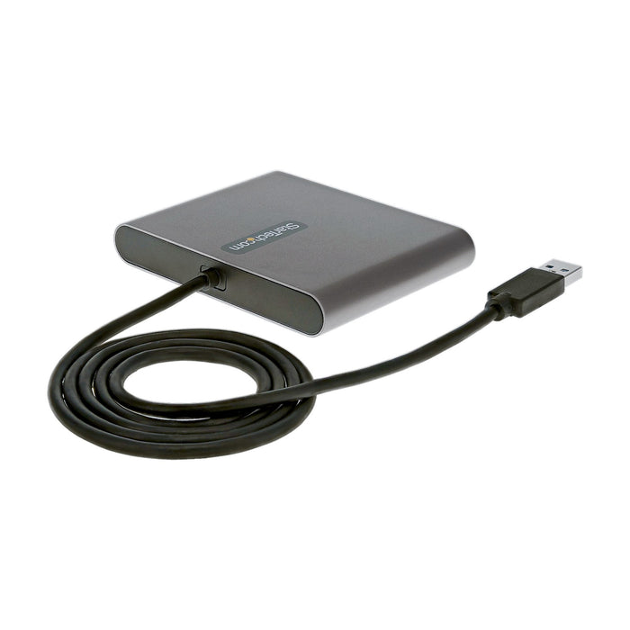 EAN 0065030888721 - StarTech.com USB32HD4 Adaptador gráfico USB 1920 x 1080 Pixeles Gris imagen 2