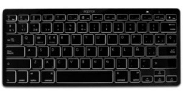 EAN 8435099516033 - Approx APPKBBT02B teclado Bluetooth QWERTY Español Negroimagen 1)