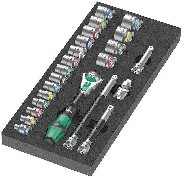 EAN 4013288225306 - Wera 05150111001 llave de carraca 23 pieza(s) Negro, Verde imagen 1