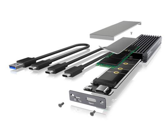 EAN 4250078172451 - ICY BOX IB-1817MC-C31 Caja externa para unidad de estado sólido (SSD) Gris M.2 imagen 5