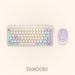 EAN 8436563094552 - TANOOKI TNK4001 teclado Ratón incluido Hogar USB + Bluetooth QWERTY Inglés, Español Crema de color imagen 1