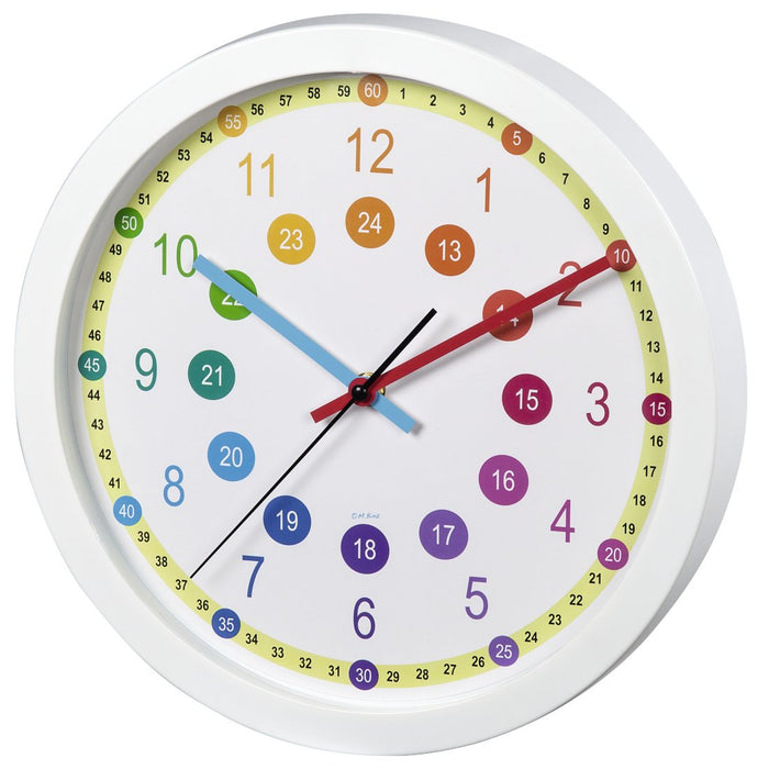 EAN 4047443422576 - Hama Easy Learning Reloj de cuarzo Círculo Multicolor, Blanco imagen 1