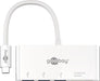 EAN 4040849620973 - Goobay 62097 base para portátil y replicador de puertos Alámbrico USB 3.2 Gen 1 (3.1 Gen 1) Type-C Blanco imagen 1