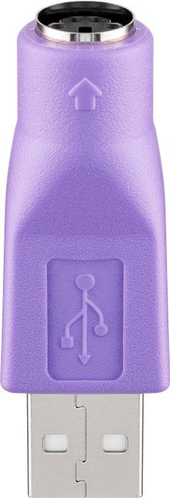 EAN 4040849689185 - Goobay 68918 cambiador de género para cable USB Type-A PS/2 Violeta imagen 1
