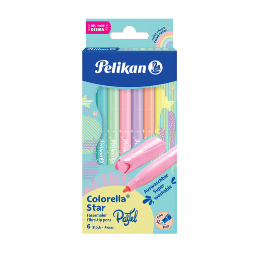 EAN 4012700822284 - Pelikan 822282 rotulador Fino Colores surtidos 6 pieza(s) imagen 1