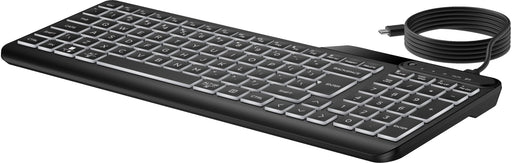 EAN 0197192768853 - HP 405 Multi-Device Backlit Wired Keyboard teclado Oficina USB QWERTY Inglés Negro imagen 2