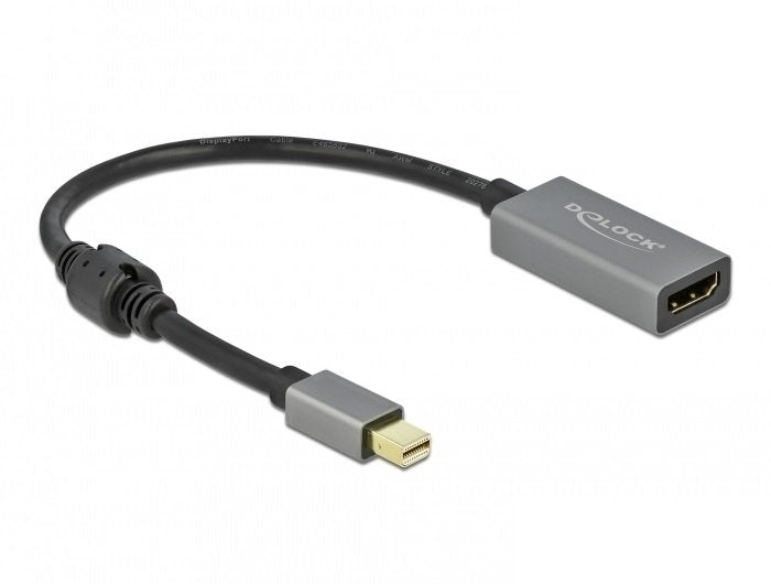 EAN 4043619665709 - DeLOCK 66570 adaptador de cable de vídeo 0,2 m HDMI tipo A (Estándar) Negro, Gris imagen 1