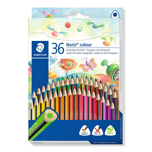EAN 4007817028384 - Staedtler Noris colour 187 Negro, Azul, Burdeos, Marrón, Cian, Verde, Gris, Azul claro, Verde claro, Gris imagen 1