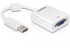 EAN 4043619617661 - DeLOCK 61766 adaptador de cable de vídeo 0,125 m VGA (D-Sub) DisplayPort Blanco imagen 1