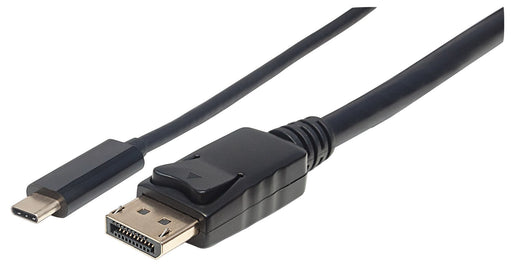 EAN 0766623152471 - Manhattan 152471 adaptador de cable de vídeo 1 m USB Tipo C DisplayPort Negro imagen 1