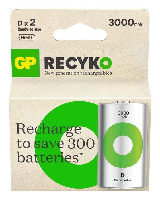 EAN 4891199223143 - GP Batteries ReCyko Pro RECYKO D Batería recargable Níquel-metal hidruro (NiMH) imagen 1