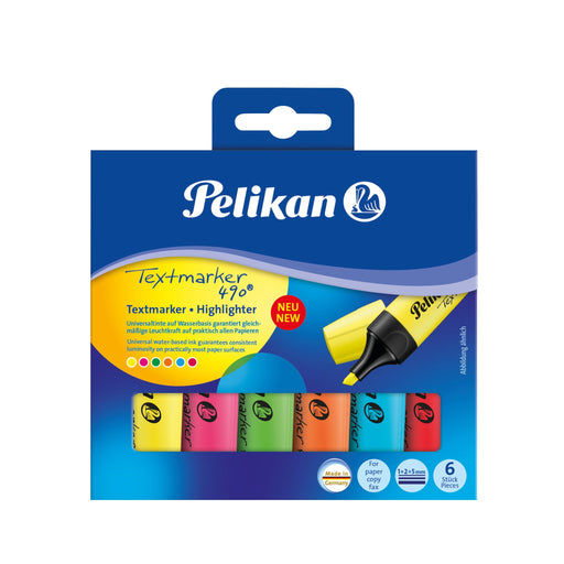 EAN 4012700814067 - Pelikan Textmarker 490 marcador 6 pieza(s) Multicolor imagen 1