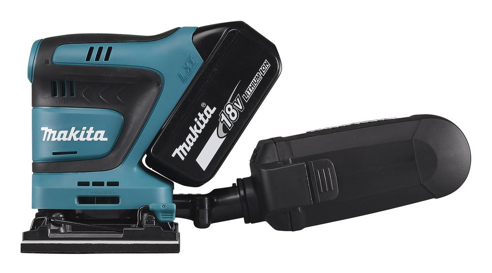 EAN 0088381760720 - Makita DBO480Z lijadora portátil Lijadora rotorbital 14000 OPM Negro, Azul 210 W imagen 9