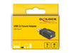 EAN 4043619666348 - DeLOCK 66634 cambiador de género para cable USB 2.0 Type-A 2 x 3.5 mm 3 pin Negro imagen 4