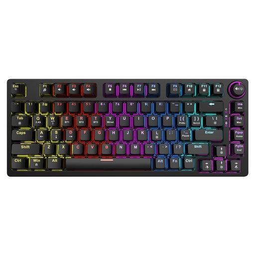 EAN 5901986048541 - Savio Phenix SAVGK- RED teclado Juego USB + RF Wireless + Bluetooth QWERTY Inglés de EE. UU. Negro imagen 1