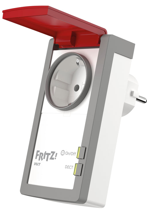 EAN 4023125027574 - DECT FRITZ! 210 INT enchufe inteligente 3450 W Gris, Rojo, Blanco imagen 1