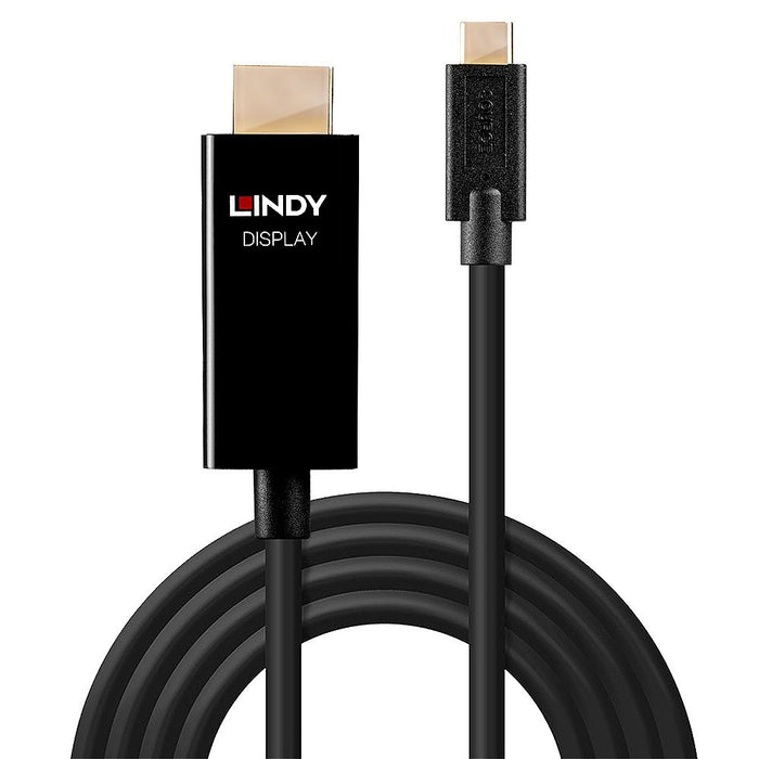 EAN 4002888432931 - Lindy 43293 adaptador de cable de vídeo 3 m USB Tipo C HDMI tipo A (Estándar) Negro imagen 2