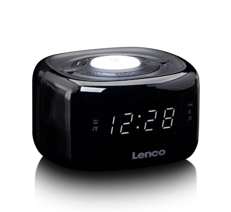 EAN 8711902041108 - Lenco CR-12BK Reloj Digital Negro imagen 2