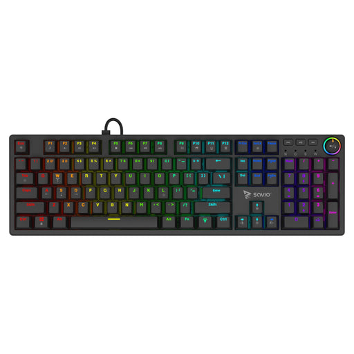 EAN 5901986049531 - Savio STYX Outemu Peach Silent teclado Juego Bluetooth QWERTY Internacional de EE.UU. Negro imagen 2
