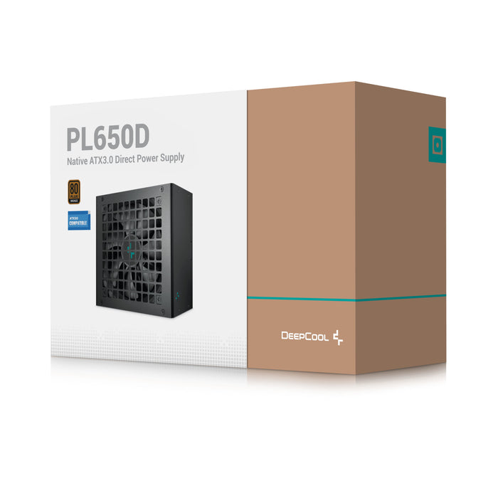 EAN 6933412717874 - DeepCool PL650D unidad de fuente de alimentación 650 W 20+4 pin ATX ATX Negro imagen 9