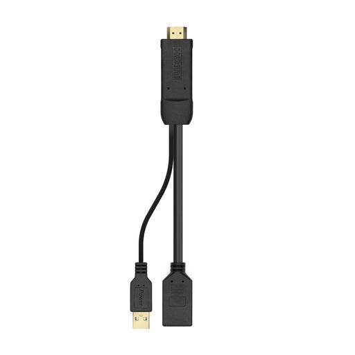 EAN 8436574707373 - AISENS A122-0642 adaptador de cable de vídeo 0,1 m HDMI tipo A (Estándar) DisplayPort + USB Type-A imagen 2