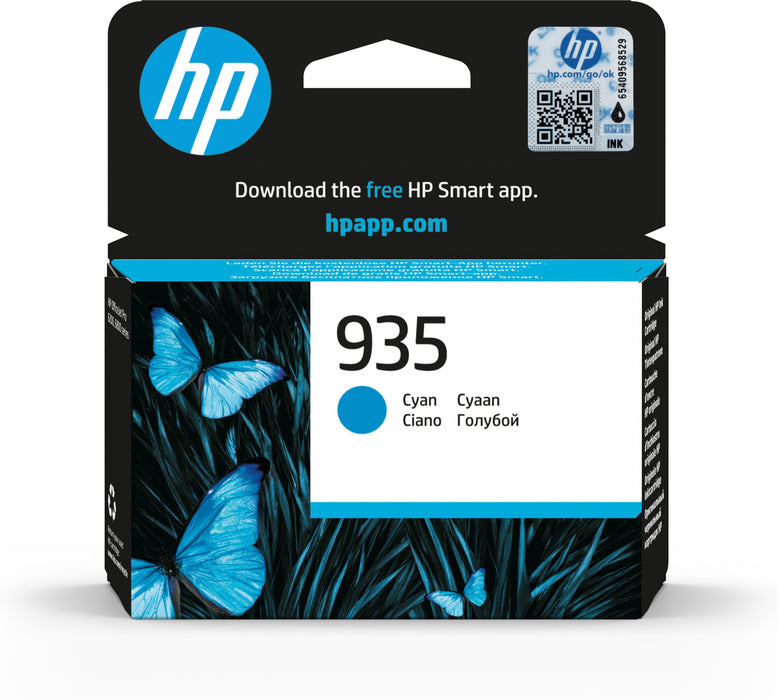 EAN 0888793177792 - HP 935 Cyan Original Ink Cartridge cartucho de tinta 1 pieza(s) Rendimiento estándar imagen 1