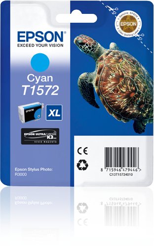 EAN 8715946479446 - Epson Turtle T1572 cartucho de tinta 1 pieza(s) Original Alto rendimiento (XL) imagen 1
