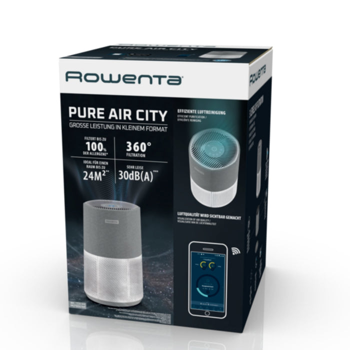 EAN 3121040087299 - Rowenta Pure Air City PU2840 20 m² 32 dB 23 W Blanco, Gris imagen 11