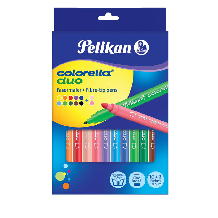 EAN 4012700813848 - Pelikan Colorella Duo C407 rotulador Fino Multicolor 12 pieza(s) imagen 1