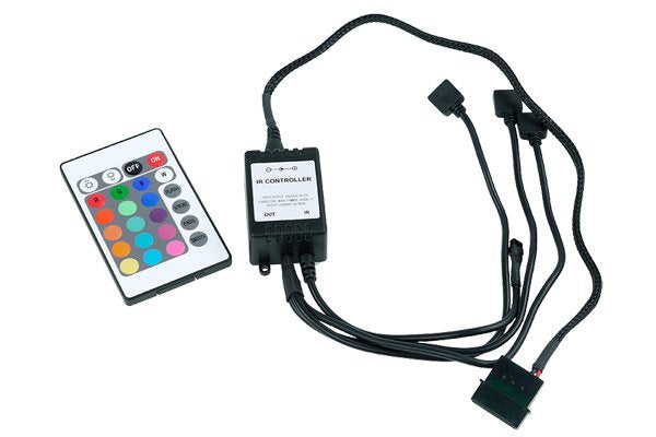 EAN 4049469127107 - Phobya LED-Flexlight RGB-Contr. / Remote Kit de gestión de cables imagen 2