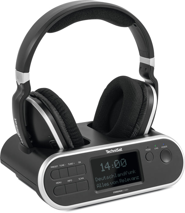 EAN 4019588091290 - TechniSat StereoMan 2 DAB+ Auriculares Inalámbrico y alámbrico Diadema Música Negro imagen 3