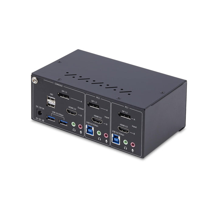 EAN 0065030909129 - StarTech.com P2ADDH462-KVM-SWITCH interruptor KVM Negro imagen 2