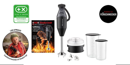 EAN 4011689982156 - ESGE M 200 BBQ 10 L Batidora de inmersión 200 W Negro, Cromo imagen 1