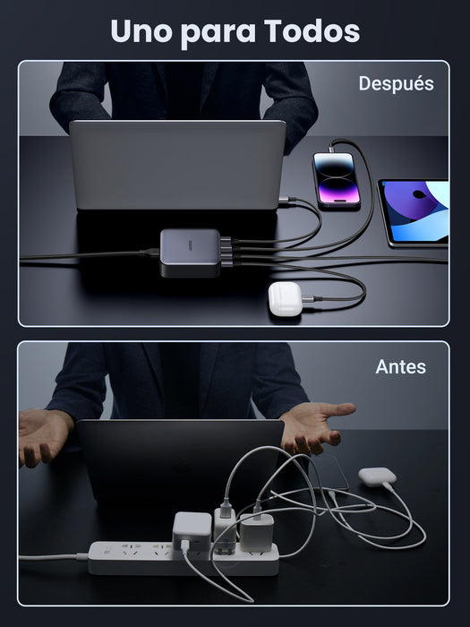 EAN 6957303899289 - Ugreen Nexode Universal Gris Corriente alterna Carga rápida Interior imagen 8